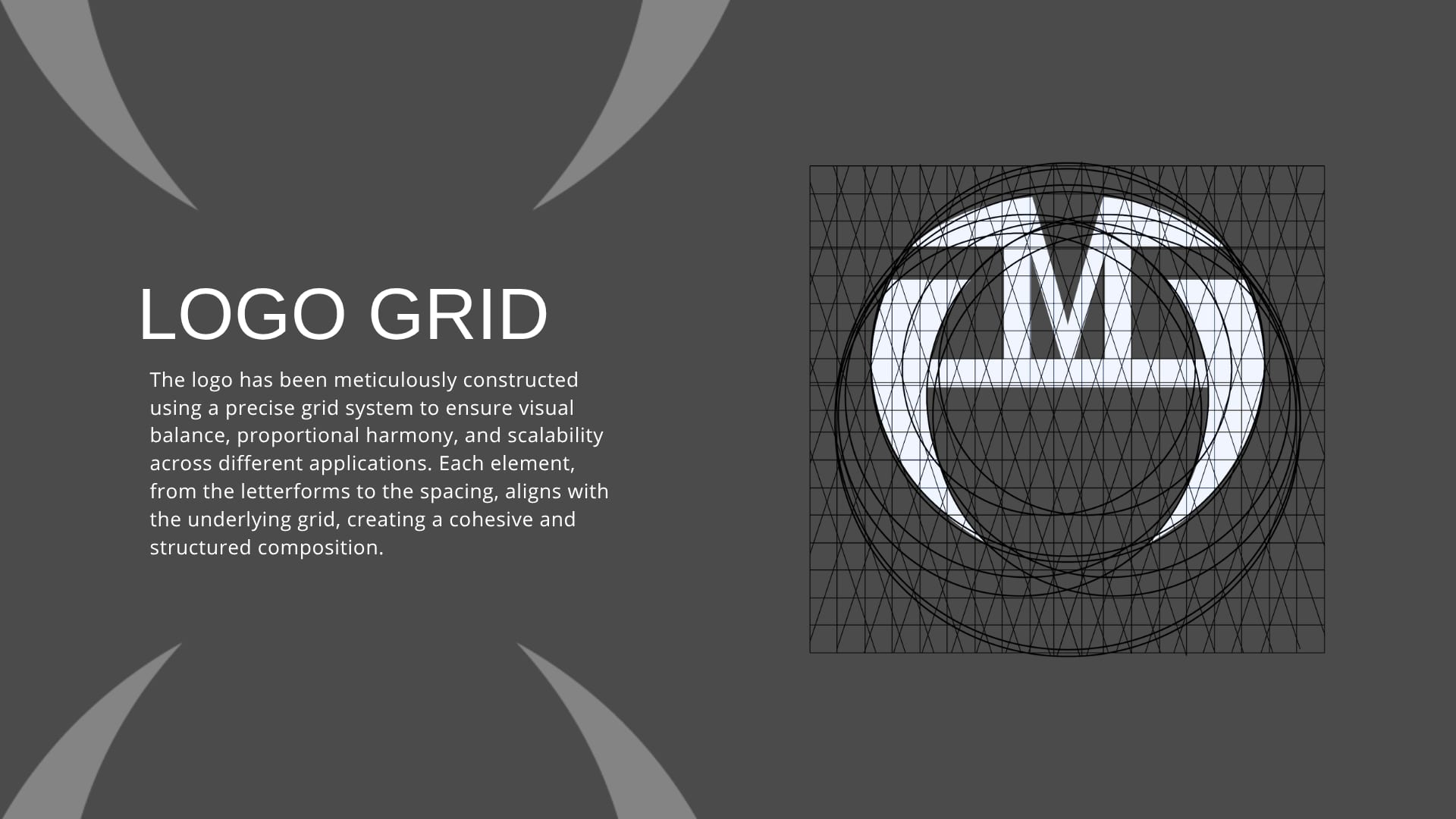 Andi Malaj Rage logo constructed on a geometric grid